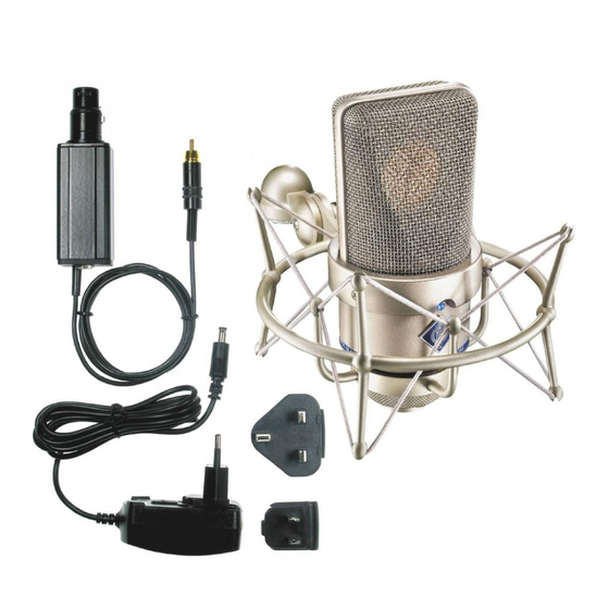 Neumann.Berlin TLM 103 D Operating Manual
