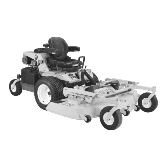 Walker H37i Operator's Manual