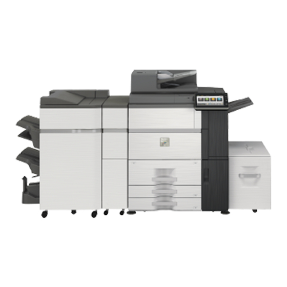 Sharp MX-M1206 Quick Start Manual