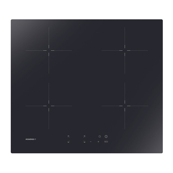 ROSIERES RI642C Induction Hob Manuals