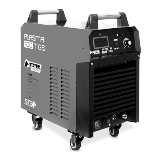 STAYER WELDING Gama PLASMA 40 COM GE Manuals