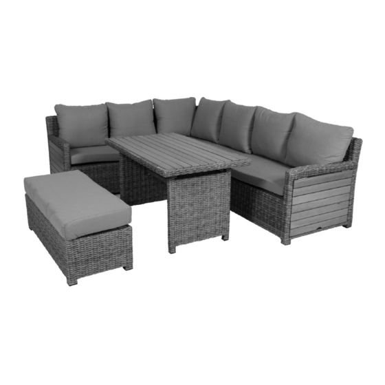 Green motion Verona lounge Set 128512 Manuals