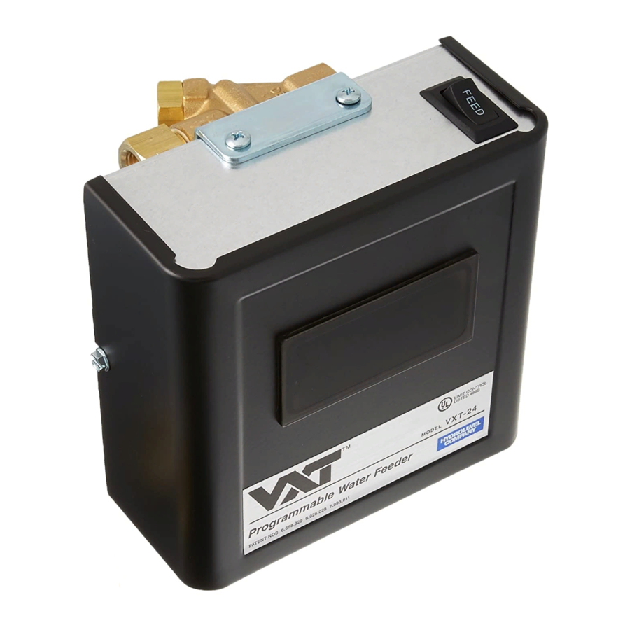 Hydrolevel Company VXT-24 Quick Manual