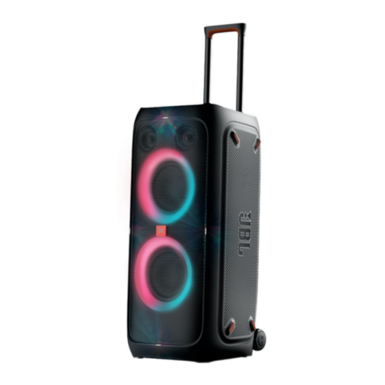 Harman JBL PARTYBOX 310 Quick Start Manual