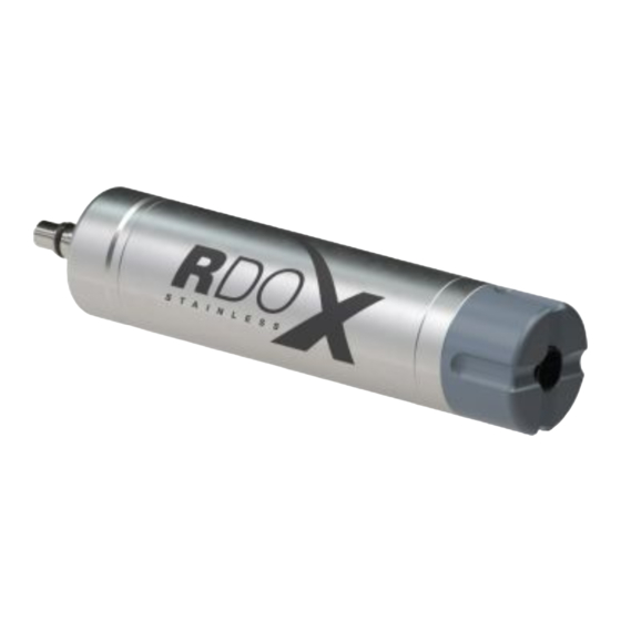 In-situ Partech ChemScan RDO-X Stainless Steel Instructions