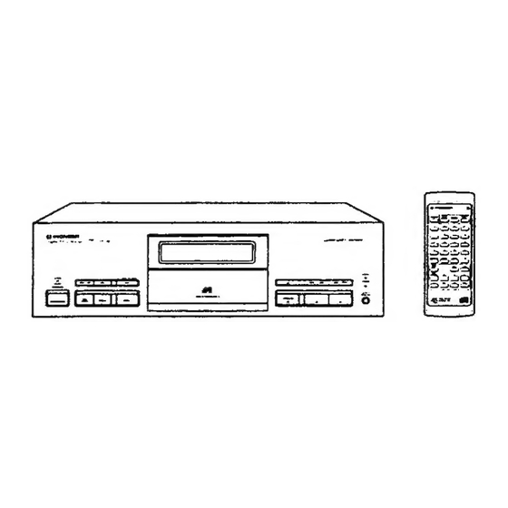 Pioneer PD-S904 Manuals