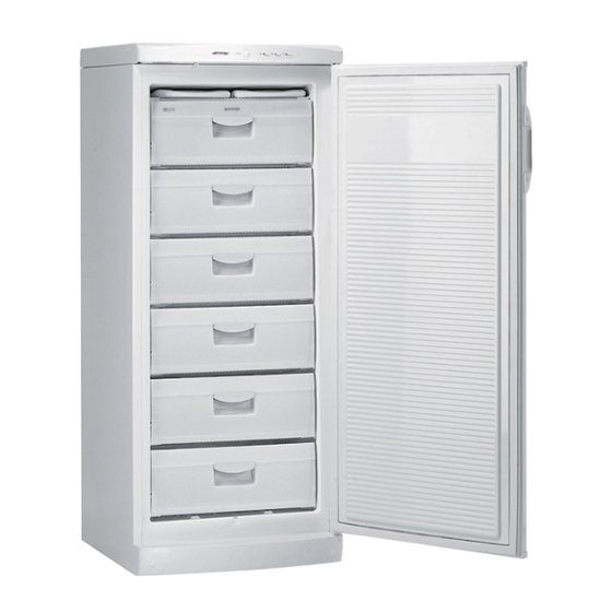 Gorenje F 247 CB User Manual