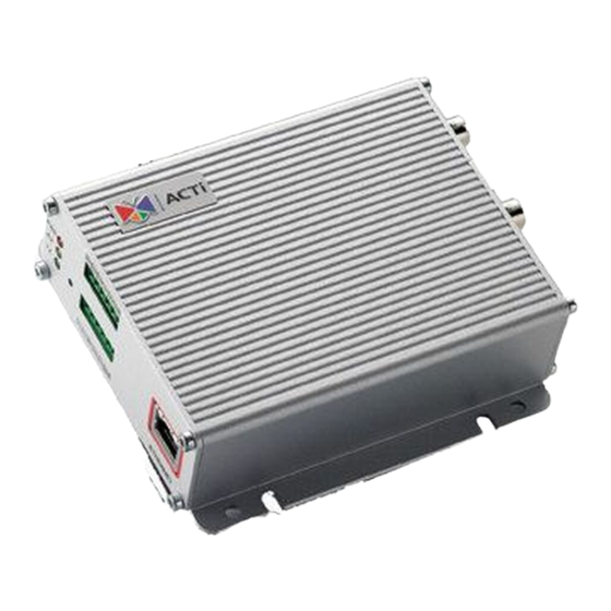 ACTi ACD-2100 User Manual