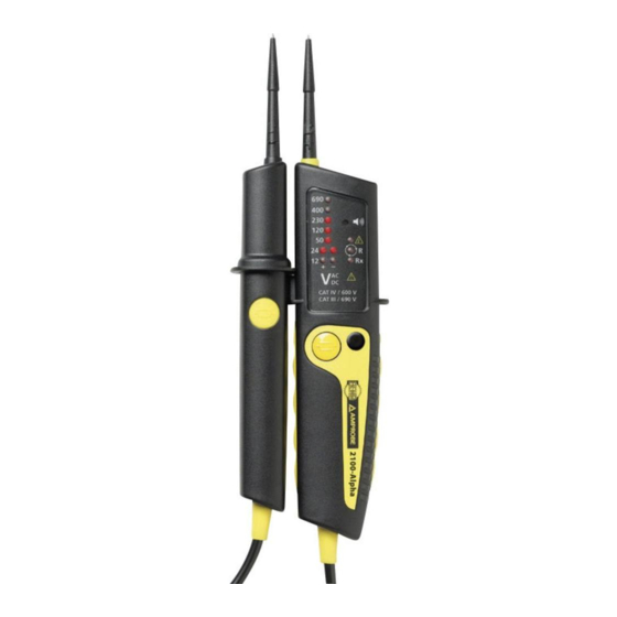 Beha-Amprobe 2100-Alpha User Manual