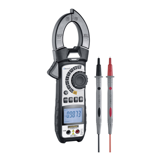 LaserLiner ClampMeter XP Operating Instructions Manual