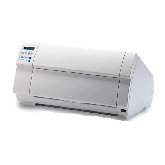 Tally  Dot Matrix T2150 Operator's Manual