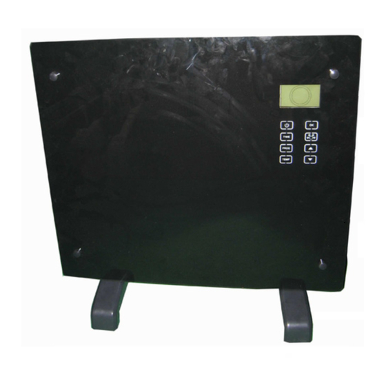 User Manuals: Zass ZKG 01 W/B Electric Convector