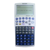 Sharp EL9900C - Graphing Calc With 2 Sided Keypad Lrg 22 CHAR/8 Line Display 64KB Operation Manual