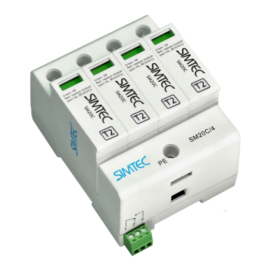 SIMTEC SM20C 1P Installation Instruction