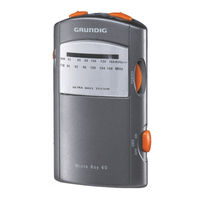 Grundig Micro Boy 60 User Manual