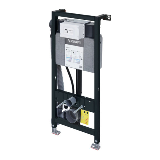 DURAVIT DuraSystem WD1012 000 000 Mounting Instructions