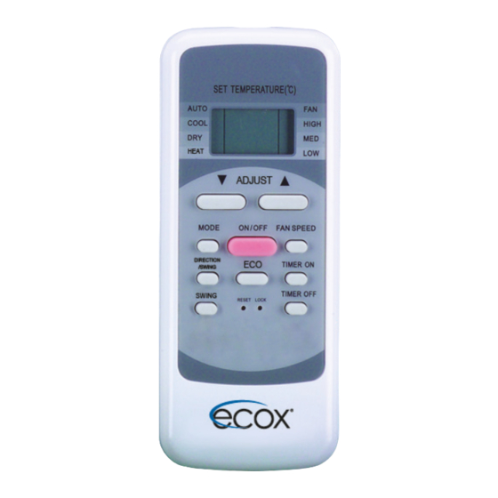 Ecox EIH4WC Owner's Manual