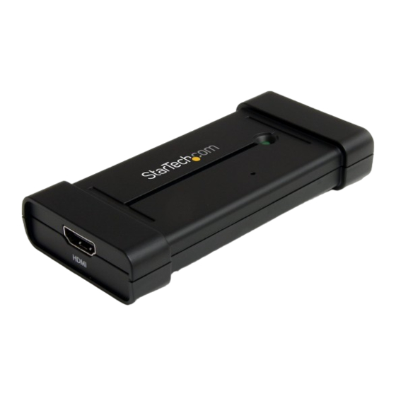 StarTech.com USB2HDMI Instruction Manual