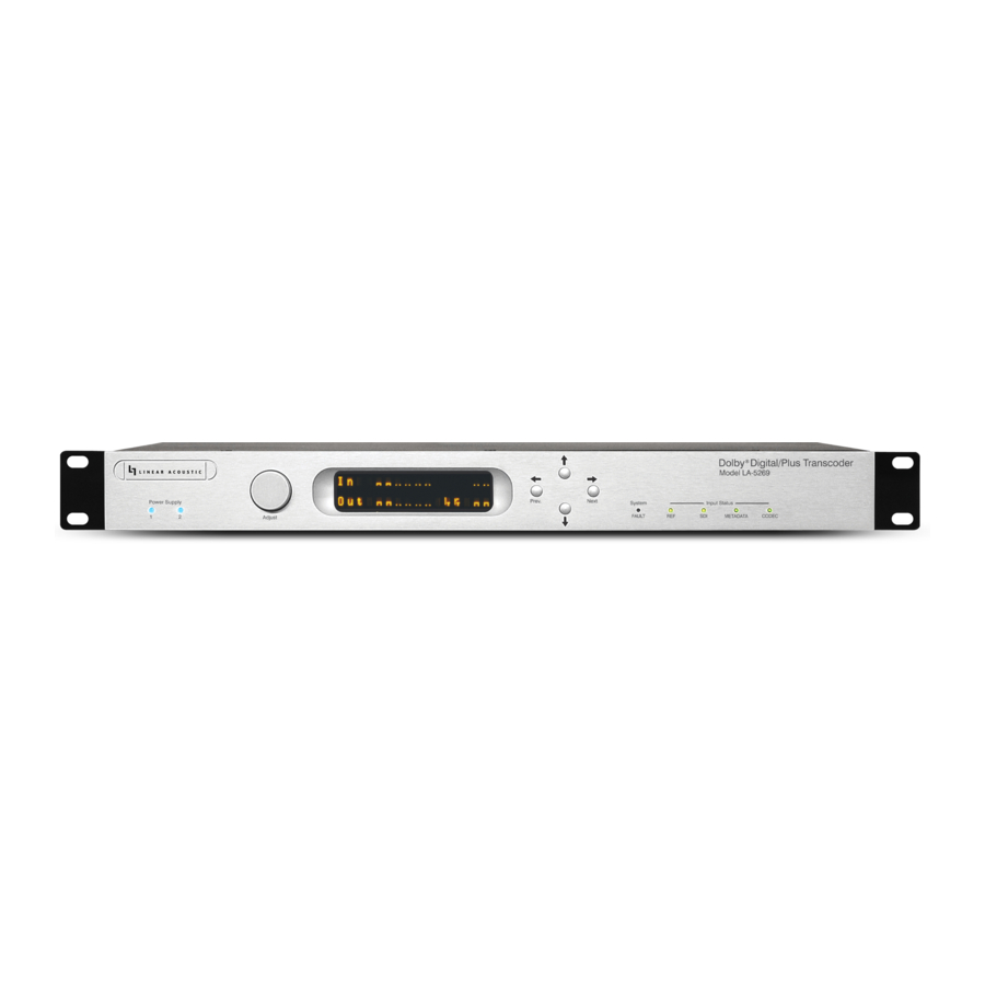 Linear Acoustic LA-5269 User Manual