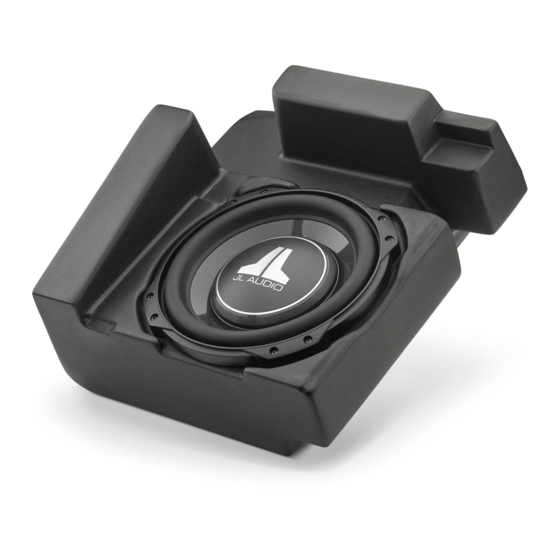 JL Audio Stealthbox SB-Y-YXZ1/10TW3 Installation Manual