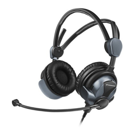 Sennheiser 502399 Instruction Manual