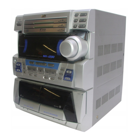 JVC MX-J200 Block Diagram