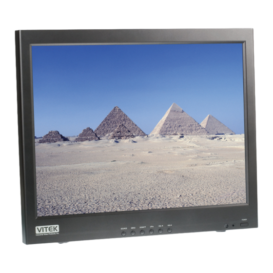 Vitek VTM-LCD202 Specifications