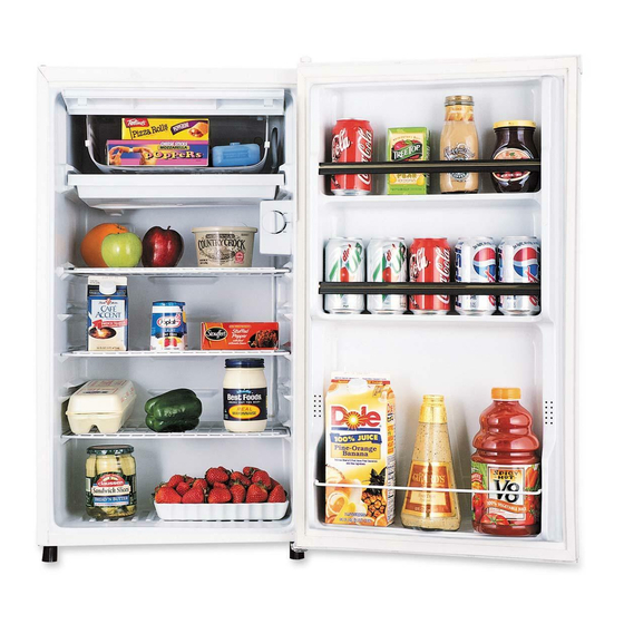 Sanyo SR-3620W - Counter Height, 3.6 cu. Ft. Refrigerator/Freezer Parts List