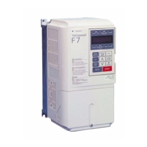 YASKAWA Varispeed f7 User Manual