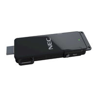 Nec MP10RX Quick Setup Manual