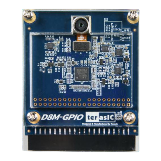 Terasic D8M-GPIO User Manual
