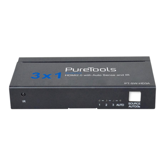 PureTools PT-SW-HD3A User Manual