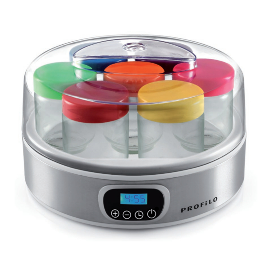 User Manuals: PROFILO PYM3010W Yogurt Maker