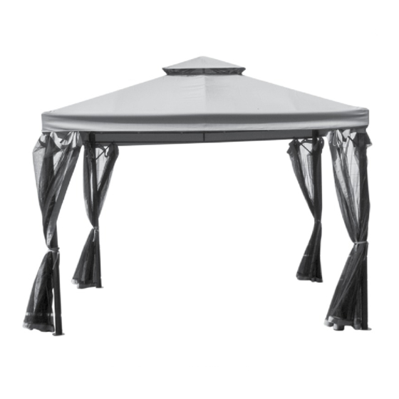 TDC 9.8 Foot Rome Gazebo Instructions Manual