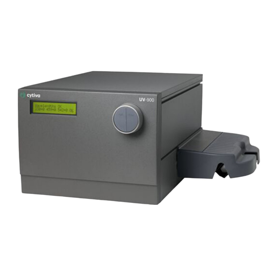 cytiva UV-900 Operating Instructions Manual
