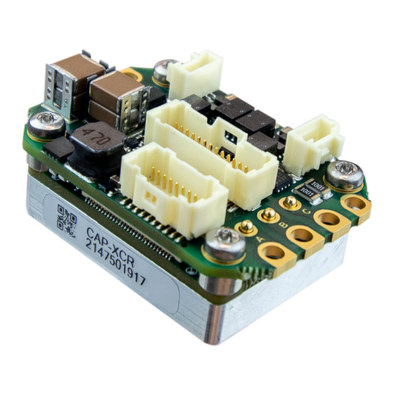 User Manuals: INGENIA Capitan XCR Servo Drive