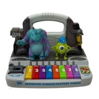 Hasbro TIGER ELECTRONIC MONSTERS SCREAM FACTORY PIANO User Manual