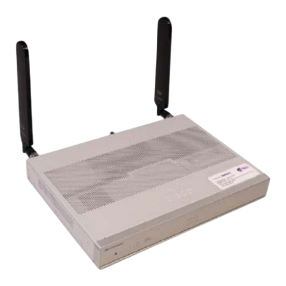 Cisco C1111-8PLTEEAWE + PoE Installation And Getting Started Manual