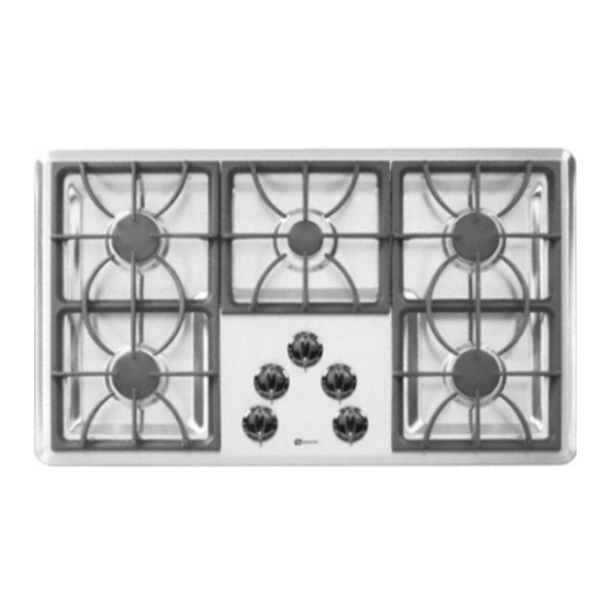 Maytag mgc5536bdq - 36 Gas Cooktop Repair Parts List Manual