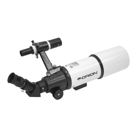 ORION TELESCOPES & BINOCULARS ShortTube 80 9386 Instruction Manual