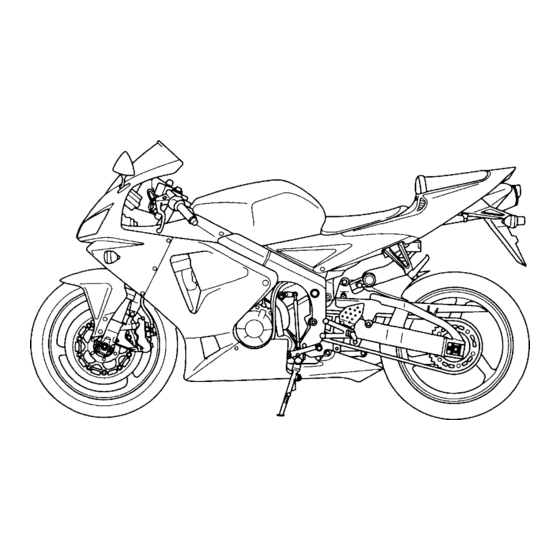 Honda CBR600RP Owner's Manual