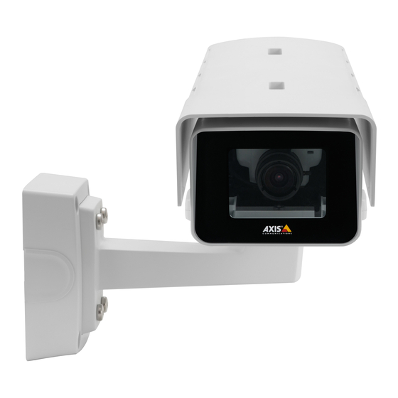 Axis P1365-E User Manual