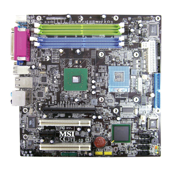MSI 915GM Speedster MS-9625 User Manual