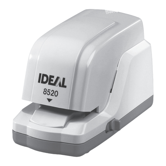 IDEAL 8520 Operating Instructions Manual