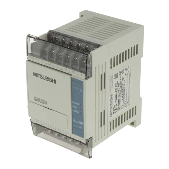 Mitsubishi FX1S-20MR-ES/UL Hardware Manual
