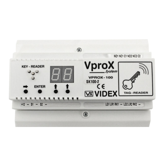 Videx VproX-100 Manual