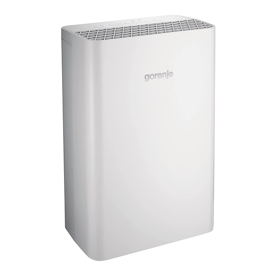 Gorenje OPTIAIR 203 M Manuals