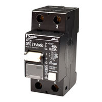 Doepke DFS F Audio Series Installation And Operating Instructions
