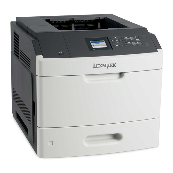 Lexmark MS710 Series Quick Manual