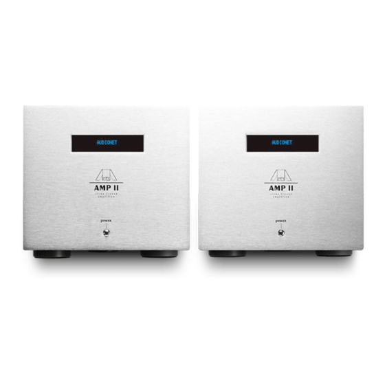 Audionet AMP II G2 Owner's Manual